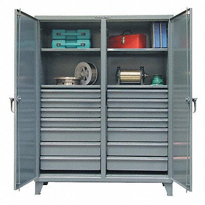STRONG HOLD 56DS24414DB Storage Cabinet Leg Dark Grey 78 x 60 x 24