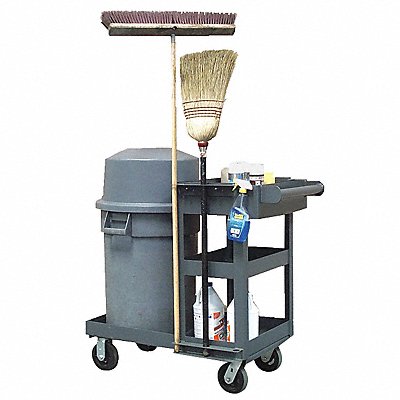 GRAINGER 3JC221 Janitorial Tool Caddy 39 in H 5 gal Cap.