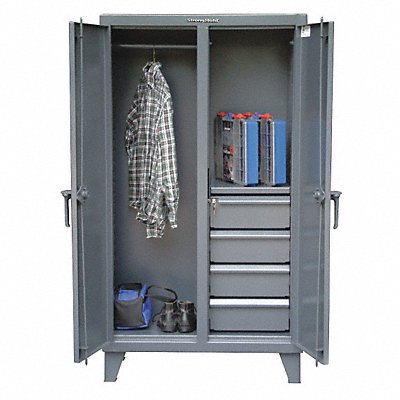 STRONG HOLD 35DSW1814DB Storage Cabinet Legs Dark Grey 66 x  x 18