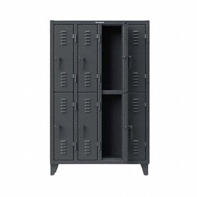 STRONG HOLD 86182TSL Locker 2x4Locker Drk Gry 78 x98 x18 Assm