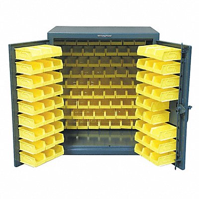 STRONG HOLD 335BB200 Bin Cab 42 x36 x20 DrkGry 124YellowBns