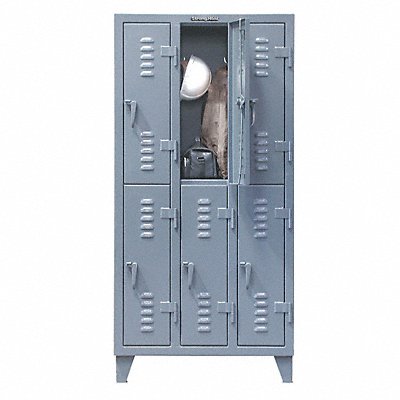 STRONG HOLD 106182TSL Locker 2x5Locker Drk Gry 78 x122 x18 Assm