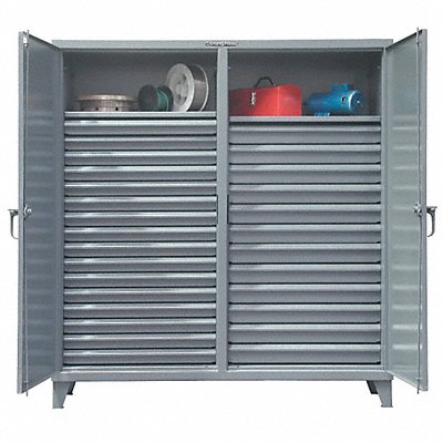 STRONG HOLD 66DS24228DB Storage Cabinet Leg Dark Grey 78 x 72 x 24