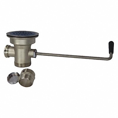 DOMINION COMMERCIAL FAUCETS 590001 Drain Assembly 2 in Dia Brass