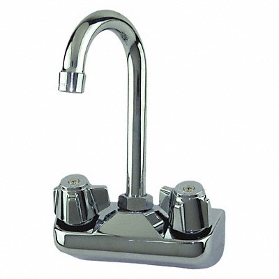 DOMINION COMMERCIAL FAUCETS 779116 Gooseneck Chrome Brass 2.0gpm