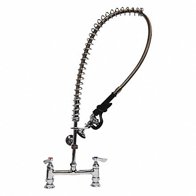 DOMINION COMMERCIAL FAUCETS 779004PR Gooseneck Chrome Brass 1.6gpm