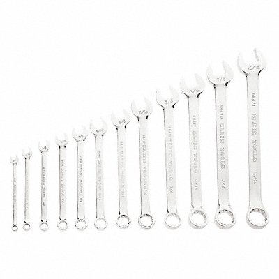 KLEIN TOOLS 68404 12-Piece Combination Wrench Set