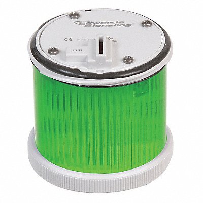 EDWARDS SIGNALING 270CLEDMG120A Stacklight Warning Light 120VAC Green