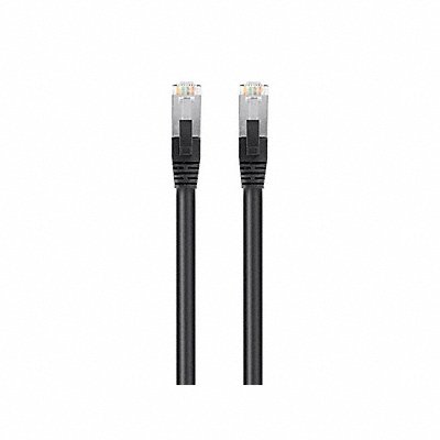 MONOPRICE 41036 M3404 Voice and Data Patch Cord Black 10 ft L