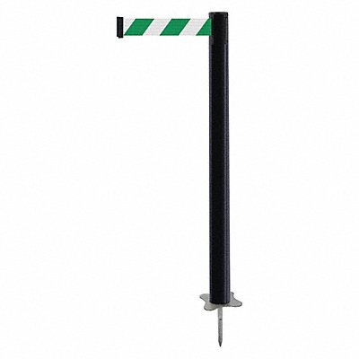 TENSABARRIER 88433STDD2XC Spike Post Black Post 43 H