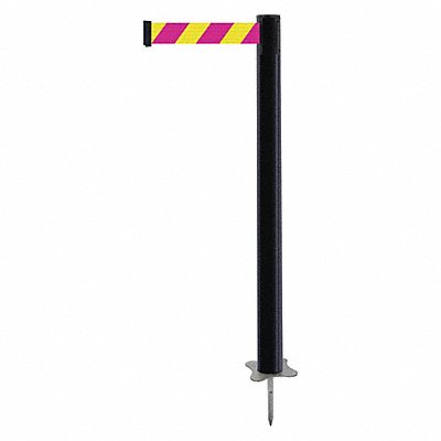 TENSABARRIER 88433STDD5XC Spike Post Black Post 43 H