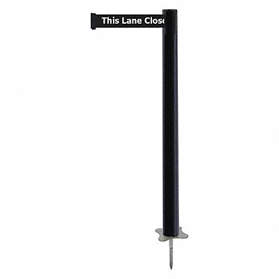 TENSABARRIER 88433STDBDXC Spike Post Black Post 43 H