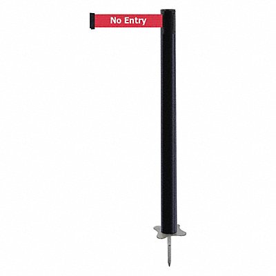TENSABARRIER 88433MAXRBXC Spike Post Black Post 43 H