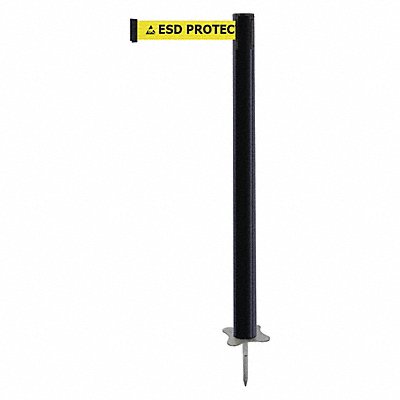 TENSABARRIER 88433STDESDC Spike Post Black Post 43 H