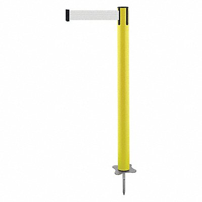 TENSABARRIER 88435STDB1XC Spike Post Yellow Post 43 H