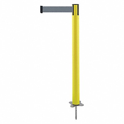 TENSABARRIER 88435STDB5XC Spike Post Yellow Post 43 H