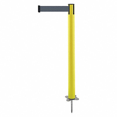 TENSABARRIER 88435STDB7XC Spike Post Yellow Post 43 H