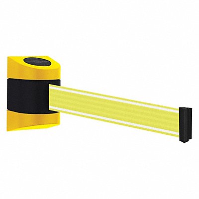 TENSABARRIER 89715S35Y5NVC Retractable Belt Barrier Yllw/Wht Belt