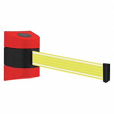 TENSABARRIER 89724S21Y5NVC Retractable Belt Barrier RC 24 ft Belt