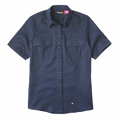 WORKRITE FIRE SERVICE FSM3NVXL00 FR Women s Uniform Shirt Navy Blue XL