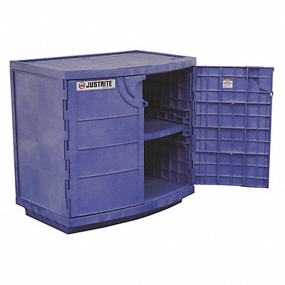 JUSTRITE 24180 Corrosive Cabinet 30.1L Bottles 35 H