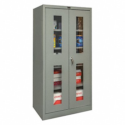 GRAINGER 210S361872SVAHG J6212 Storage Cabinet 72 x36 x18 DrkGry 4Shlv