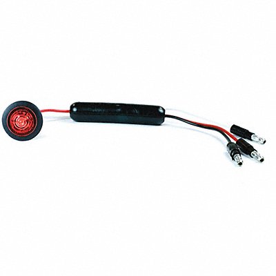 GROTE 49362 CLR/MKR RED MCRNV DOT DI W/GROMMET ECE