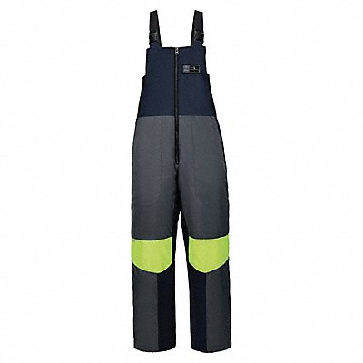 820CJ1 N-FERNO BY ERGODYNE 6477 Bib Overalls Snaps Zipper