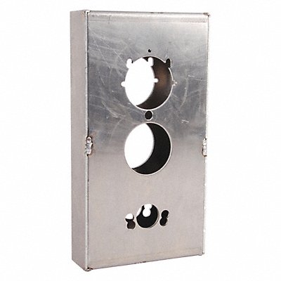 KEEDEX KBXSIMAL Gate Box Silver Aluminum 5-1/2 W