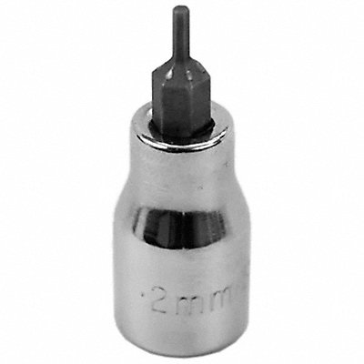 SK PROFESSIONAL TOOLS 41400 Socket Bit Steel 3/8 in TpSz 2 mm