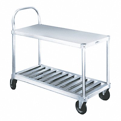 GRAINGER TBST1941ST Metal Shelf Cart 600 lb Aluminum