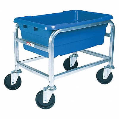 GRAINGER ALL1KTBL Tub Rack 600 lb Ld Cap. Aluminum Cart