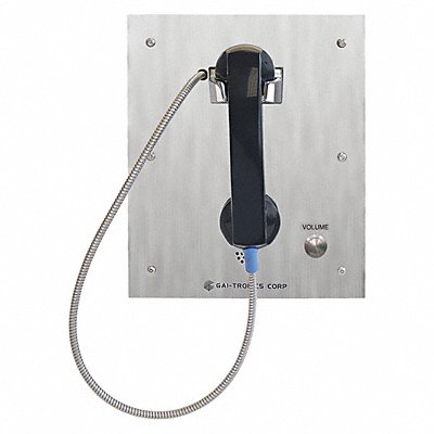 GAI-TRONICS 277710 Telephone VoIP/Ethernet Gy Flush Mount