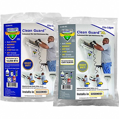 NU-CALGON 415001 Coil Cleaning Bag 50 W Plastic