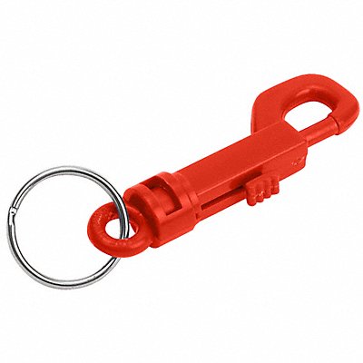 LUCKY LINE PRODUCTS 4FCD9 Plastic Key Clip L 3 1/2 In