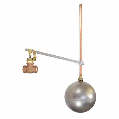 GRAINGER GHL50GR Float Valve Bronze FNPT Connection 1/2