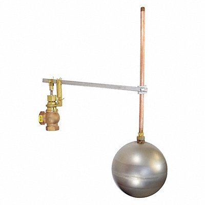GRAINGER AHLB75GR Float Valve Bronze FNPT Connection 3/4