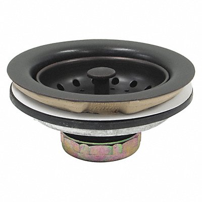 PERFECT PUTTY 593104 Sink Drain 4 1/2 in Dia SS