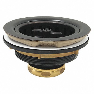 PERFECT PUTTY 593224 Sink Drain 5 in Dia Brass