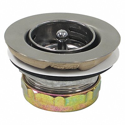 PERFECT PUTTY 593050 Sink Drain 3 in Dia SS