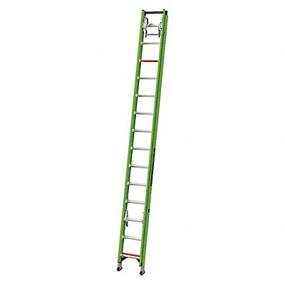 LITTLE GIANT 17528 Extension Ladder 375 lb Ld Cap. IAA Type