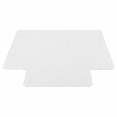 DEFLECTO CM13232GR Chair Mat Traditional Lip Clear Straight