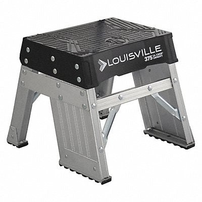 LOUISVILLE LADDER AY8001 Step Stand 375 lb Ld Cap. Aluminum