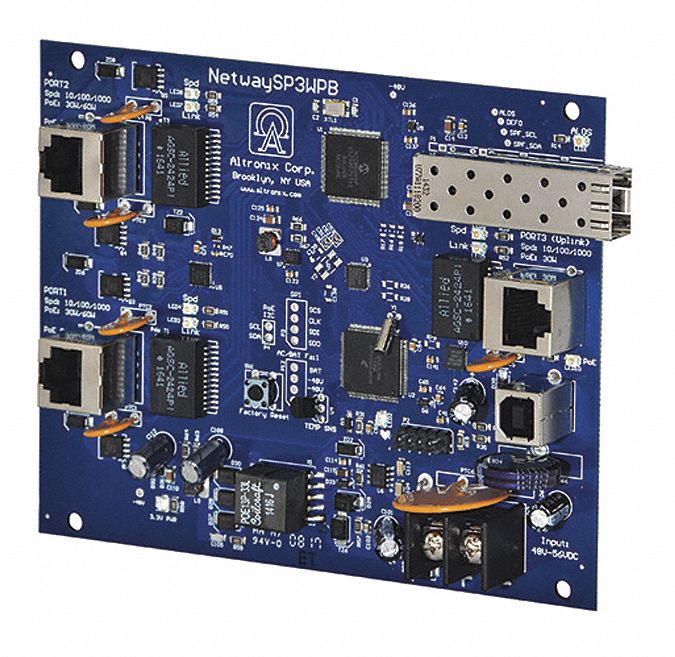 ALTRONIX NetWaySP3WPN PoE Switch Camera Inputs 3 Load 120W