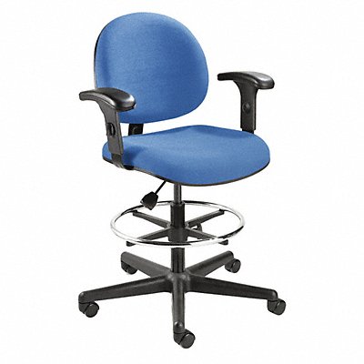 BEVCO V4507HCBLAV Chair 300 lb wt. Cap. Blue Seat