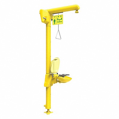 BRADLEY S19304GAB Heat Traced Shower 18-1/2 W Bottom Inlet