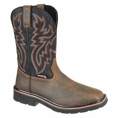 WOLVERINE W10765 Western Boot XW 10 1/2 Brown PR