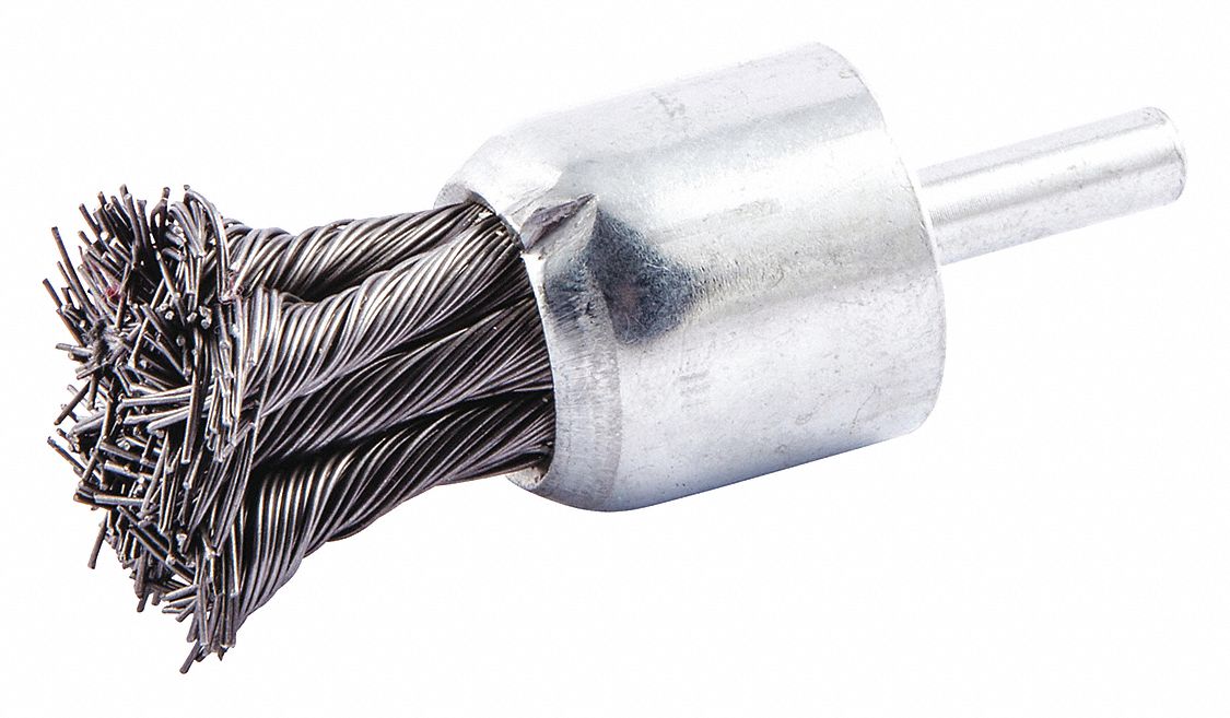 GRAINGER 66252839116 Knot Wire End Brush Shank Size 1/4