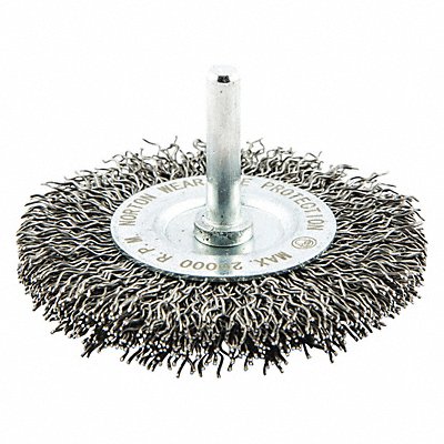 GRAINGER 66252839096 Crimped Wire End Brush 1 L Trim
