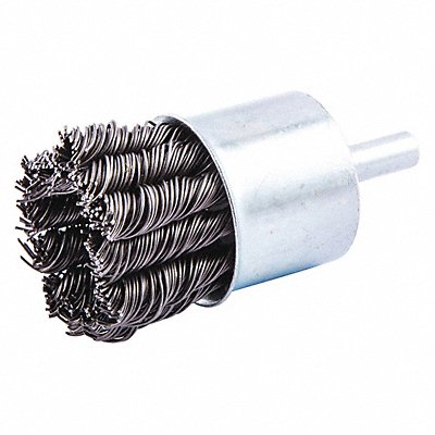 GRAINGER 66252839095 Crimped Wire End Brush Shank Size 1/4